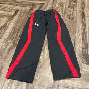 Youth small warm up pants. Small hole in left knee